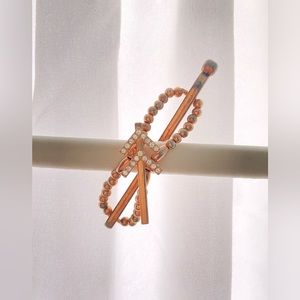 Rose gold arrow hair clip!